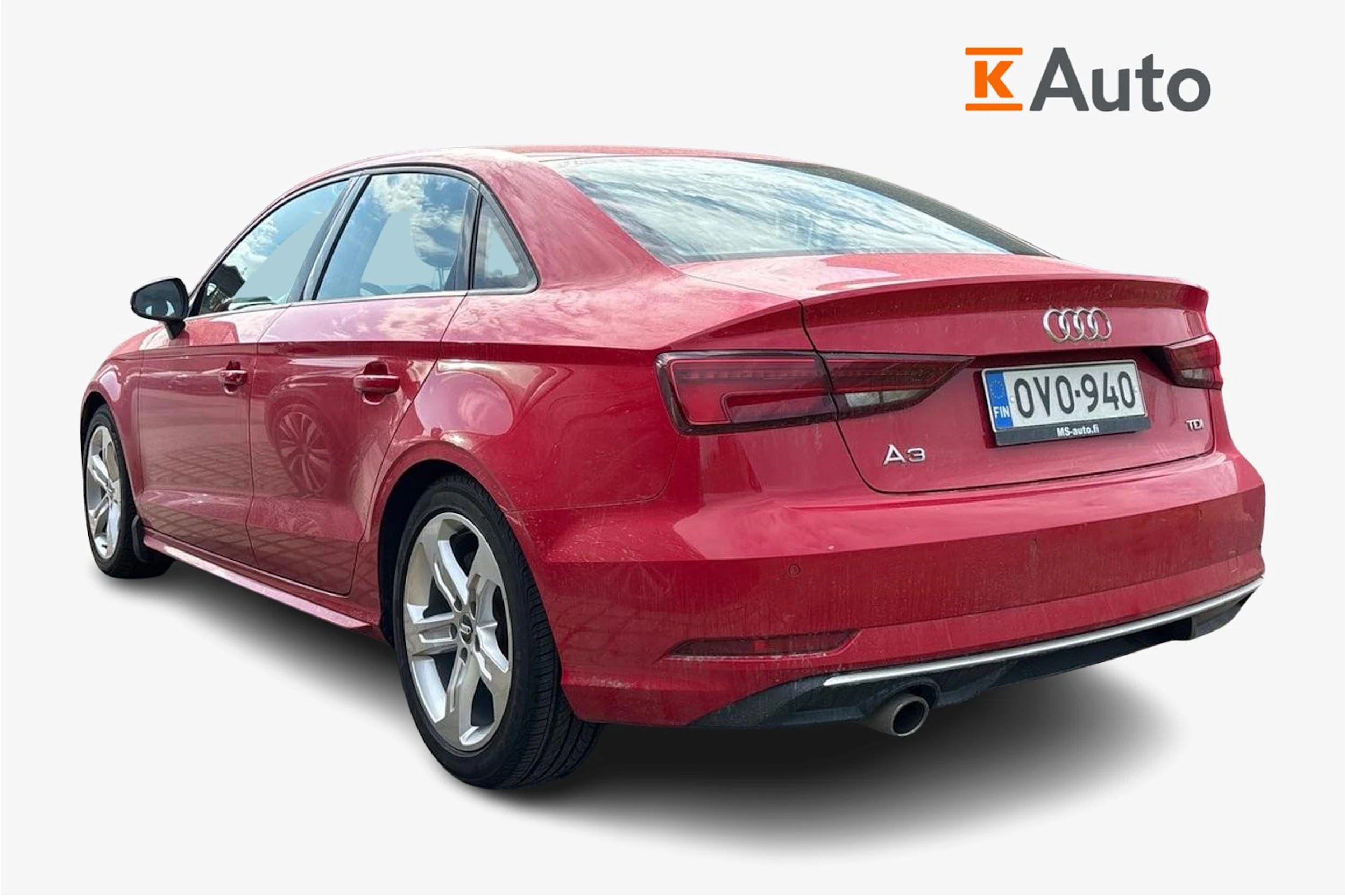 punainen Audi A3 2017 kuva 2.