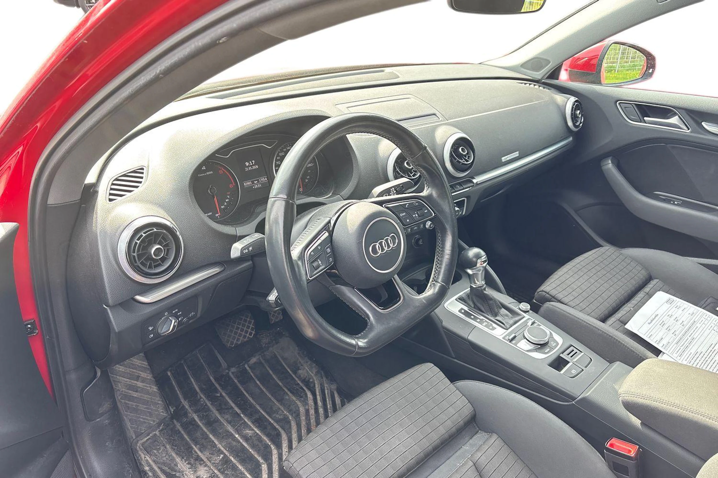 punainen Audi A3 2017 kuva 3.