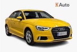 keltainen Audi A3 2017 kuva 1.