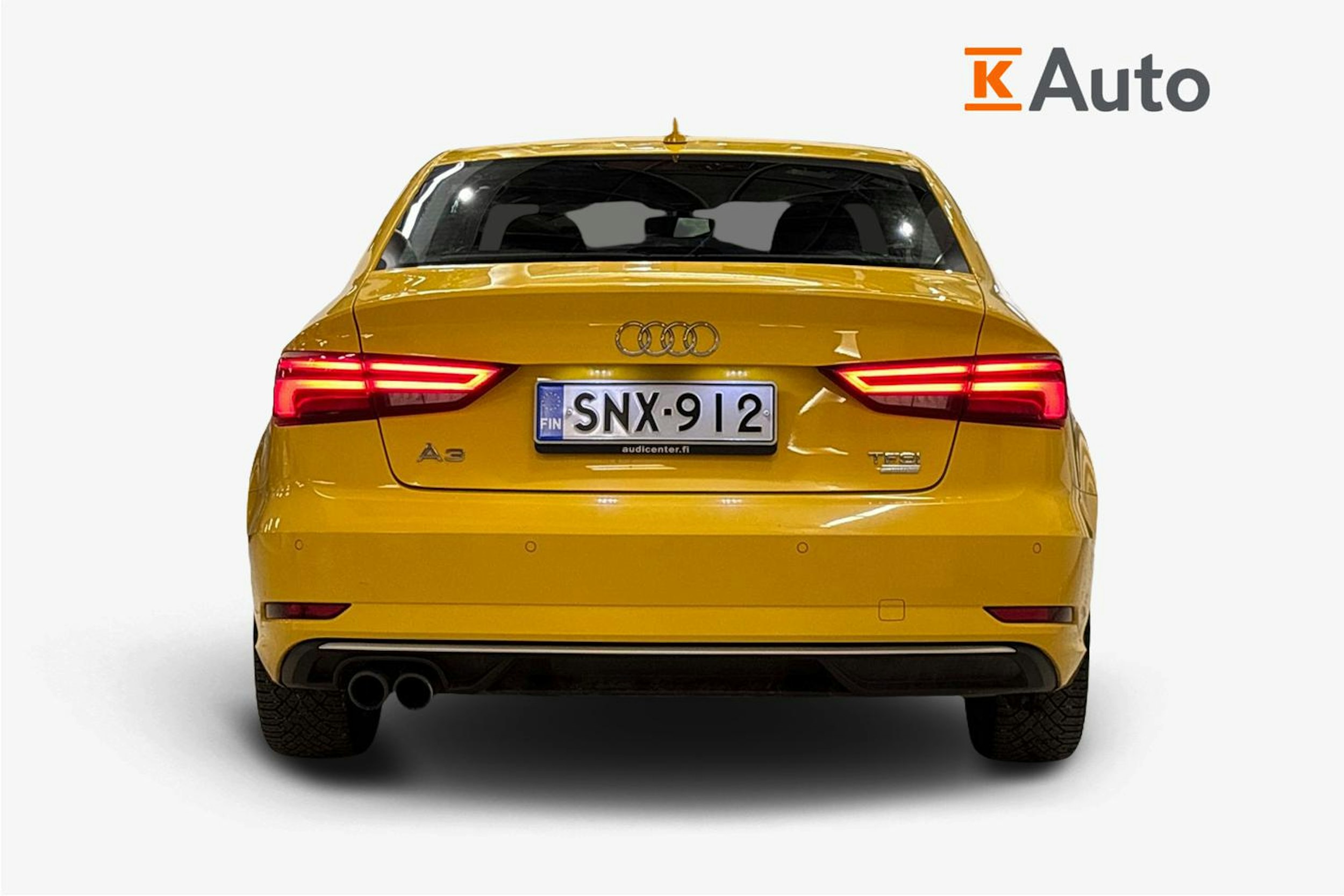 keltainen Audi A3 2017 kuva 3.