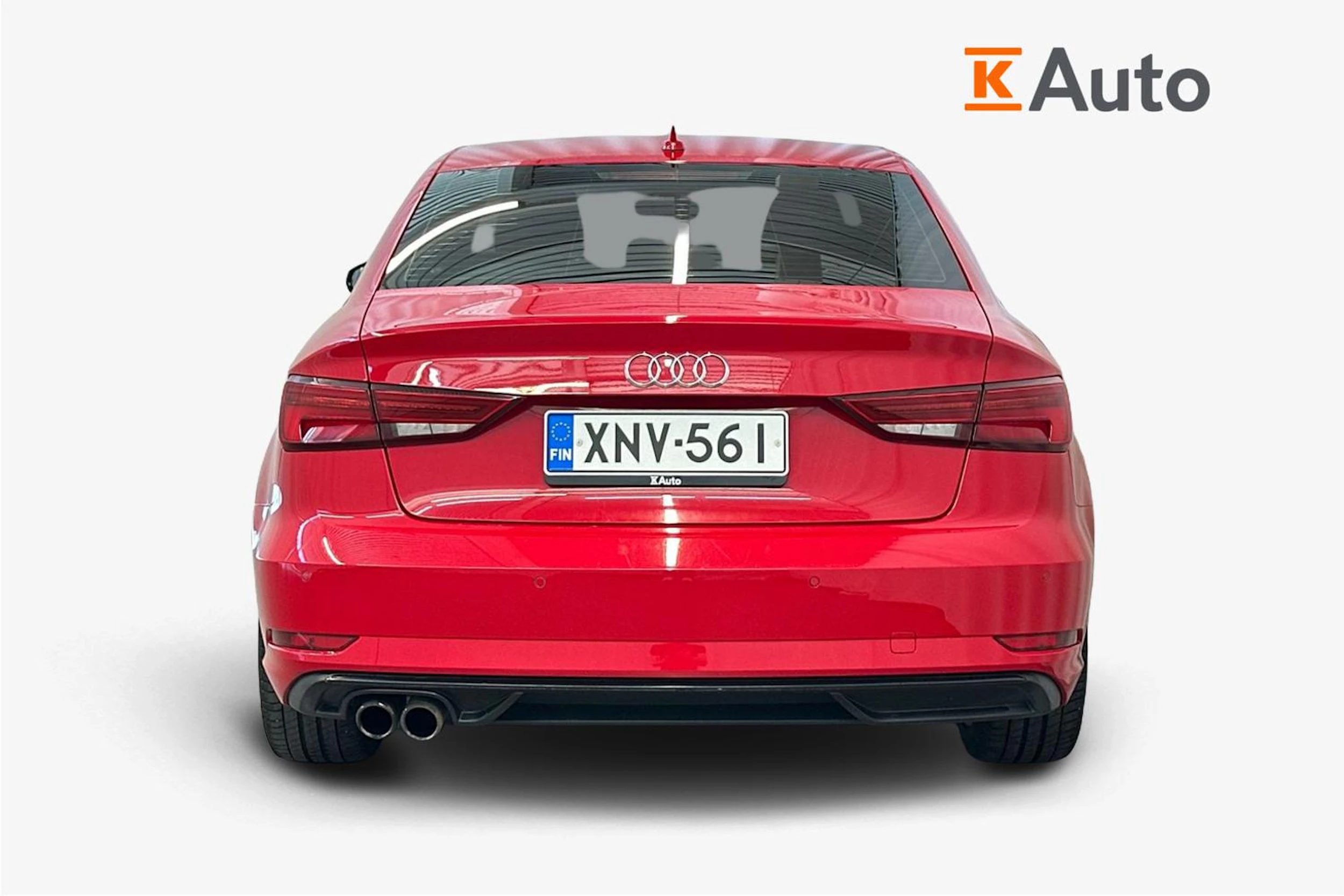 punainen Audi A3 2017 kuva 3.