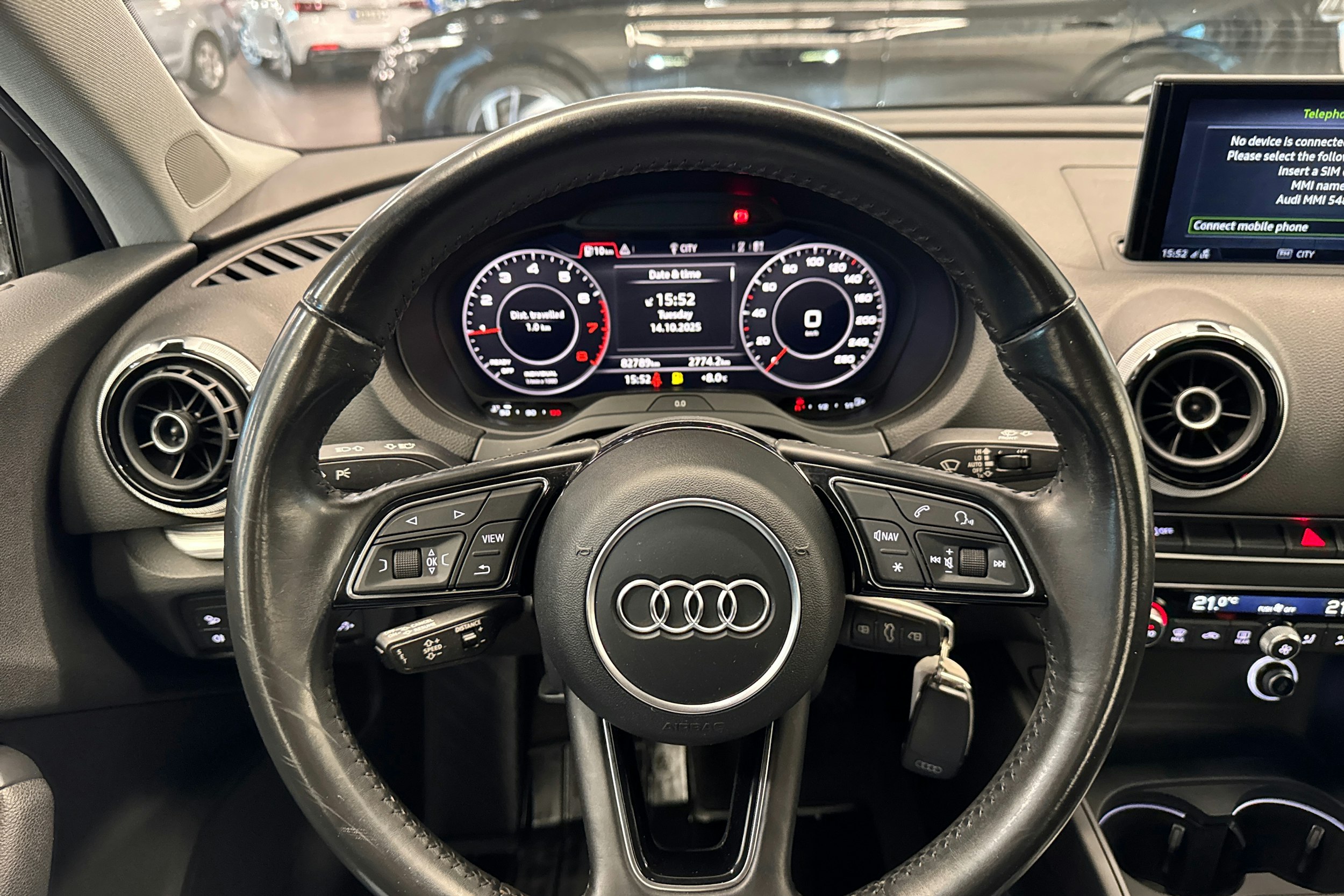 musta Audi A3 2017 kuva 11.