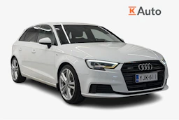 valkoinen Audi A3 2017 kuva 1.