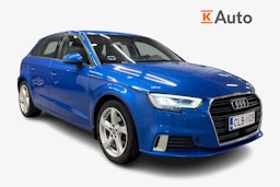 Sininen Audi A3 2018 kuva 1.