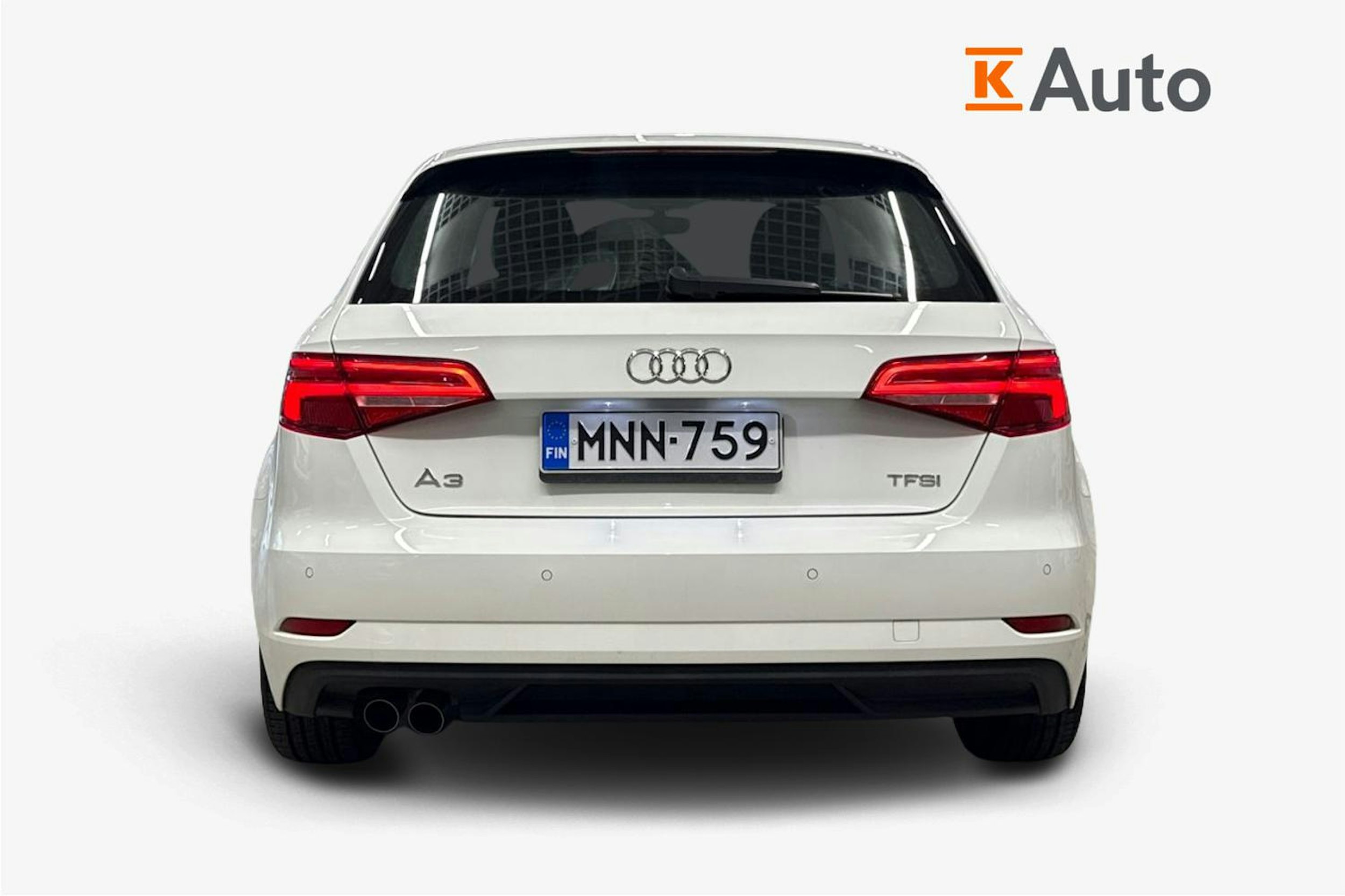 valkoinen Audi A3 2018 kuva 3.