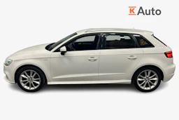 Valkoinen Audi A3 2018 kuva 7.