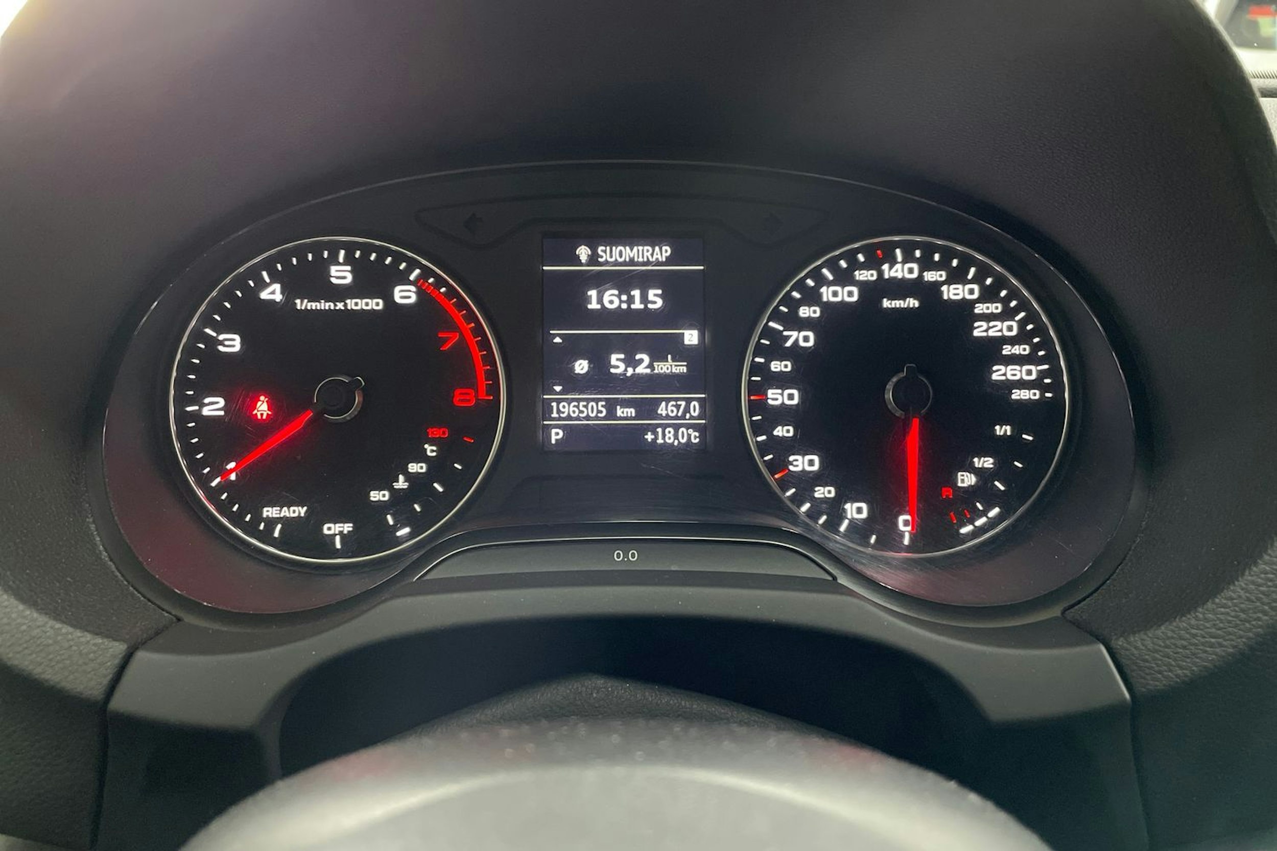 Valkoinen Audi A3 2018 kuva 14.