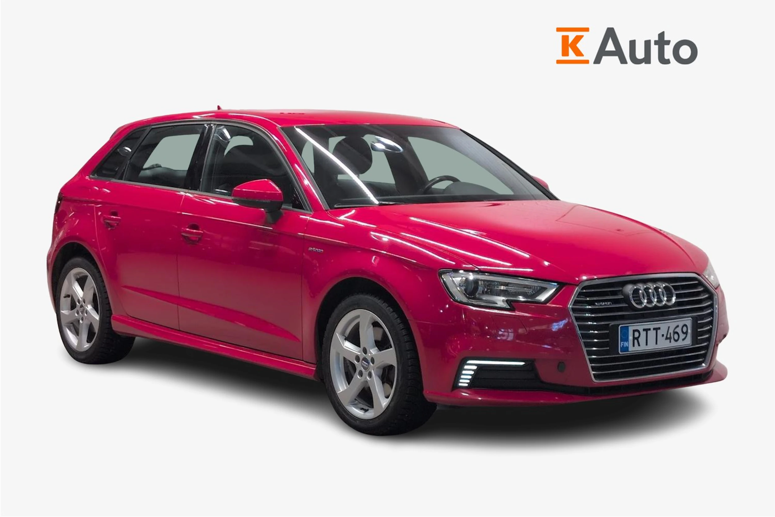 punainen Audi A3 2018 kuva 1.