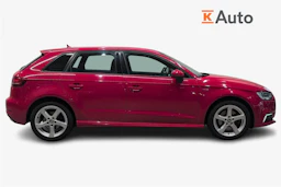 punainen Audi A3 2018 kuva 7.