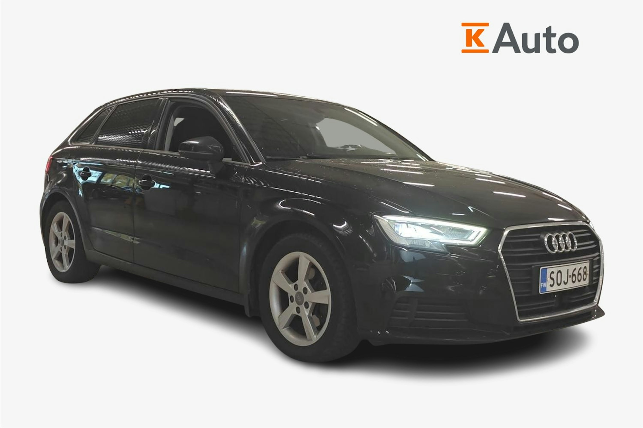 musta Audi A3 2018 kuva 1.