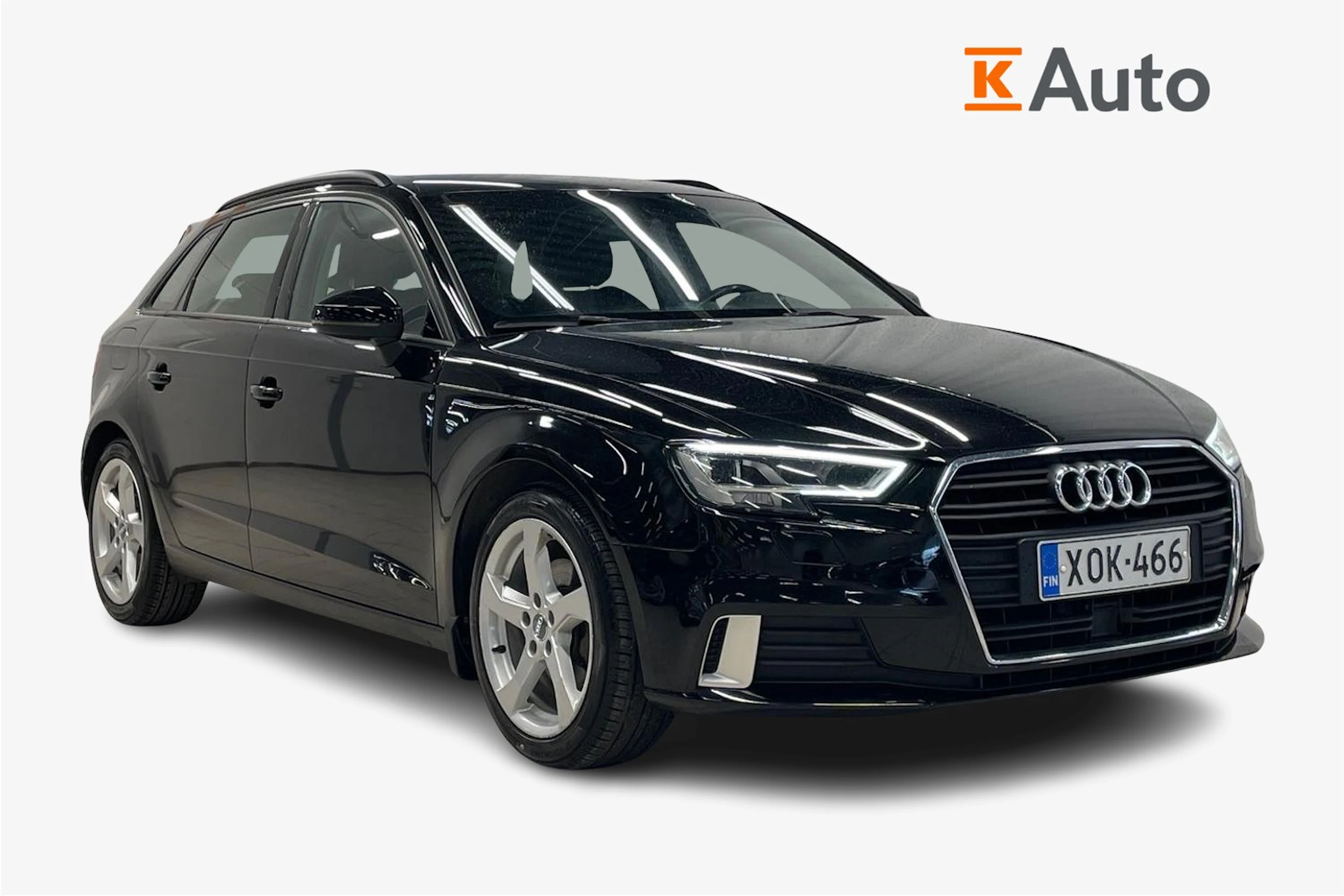 Musta Audi A3 2018 kuva 1.