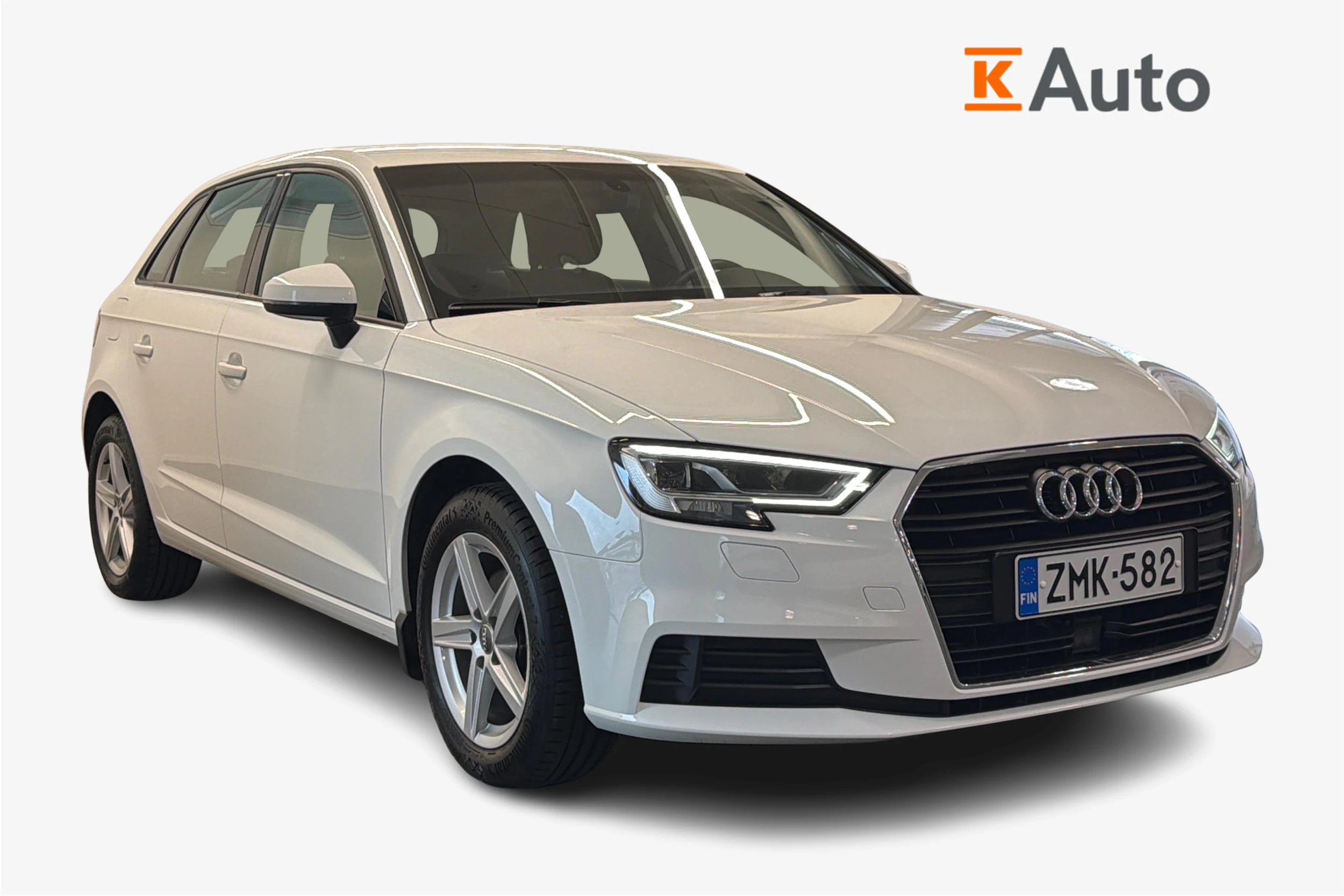 valkoinen Audi A3 2018 kuva 1.
