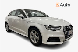 Valkoinen Audi A3 2019 kuva 1.
