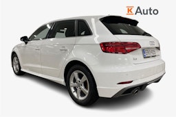 Valkoinen Audi A3 2019 kuva 2.