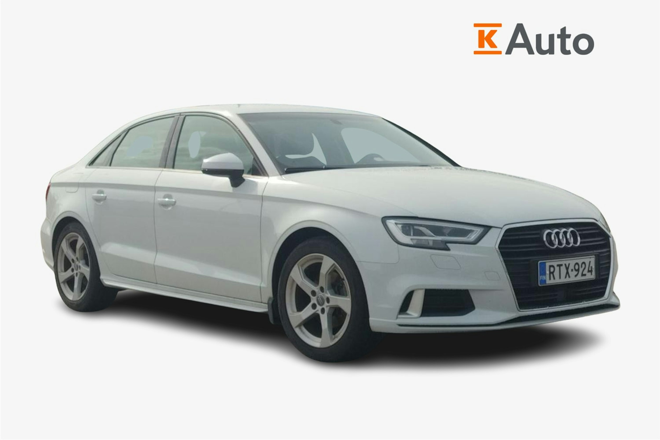 valkoinen Audi A3 2019 kuva 1.