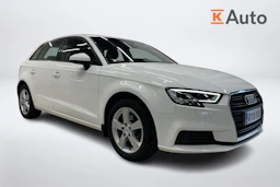 valkoinen Audi A3 2019 kuva 1.