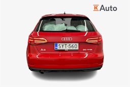punainen Audi A3 2019 kuva 3.