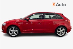 punainen Audi A3 2019 kuva 6.