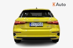 keltainen Audi A3 2021 kuva 3.