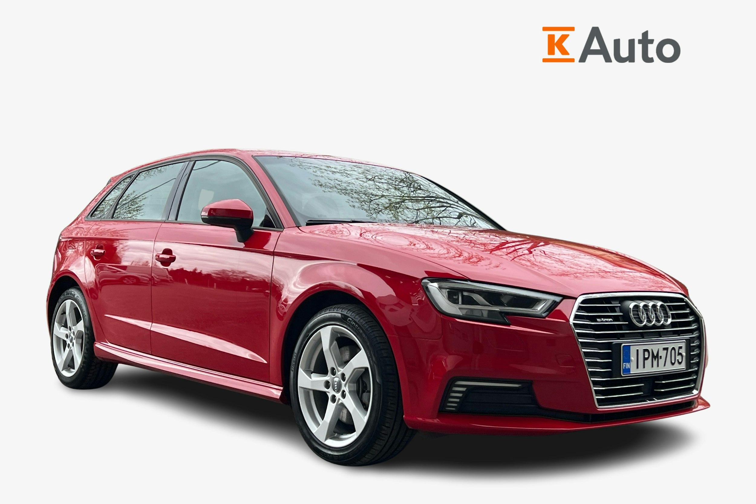 punainen Audi A3 2020 kuva 1.