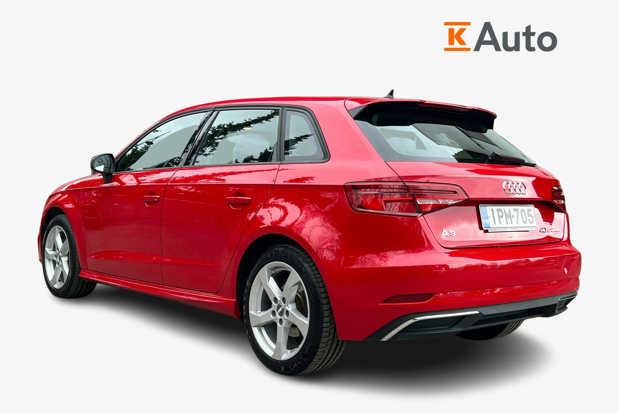 punainen Audi A3 2020 kuva 2.