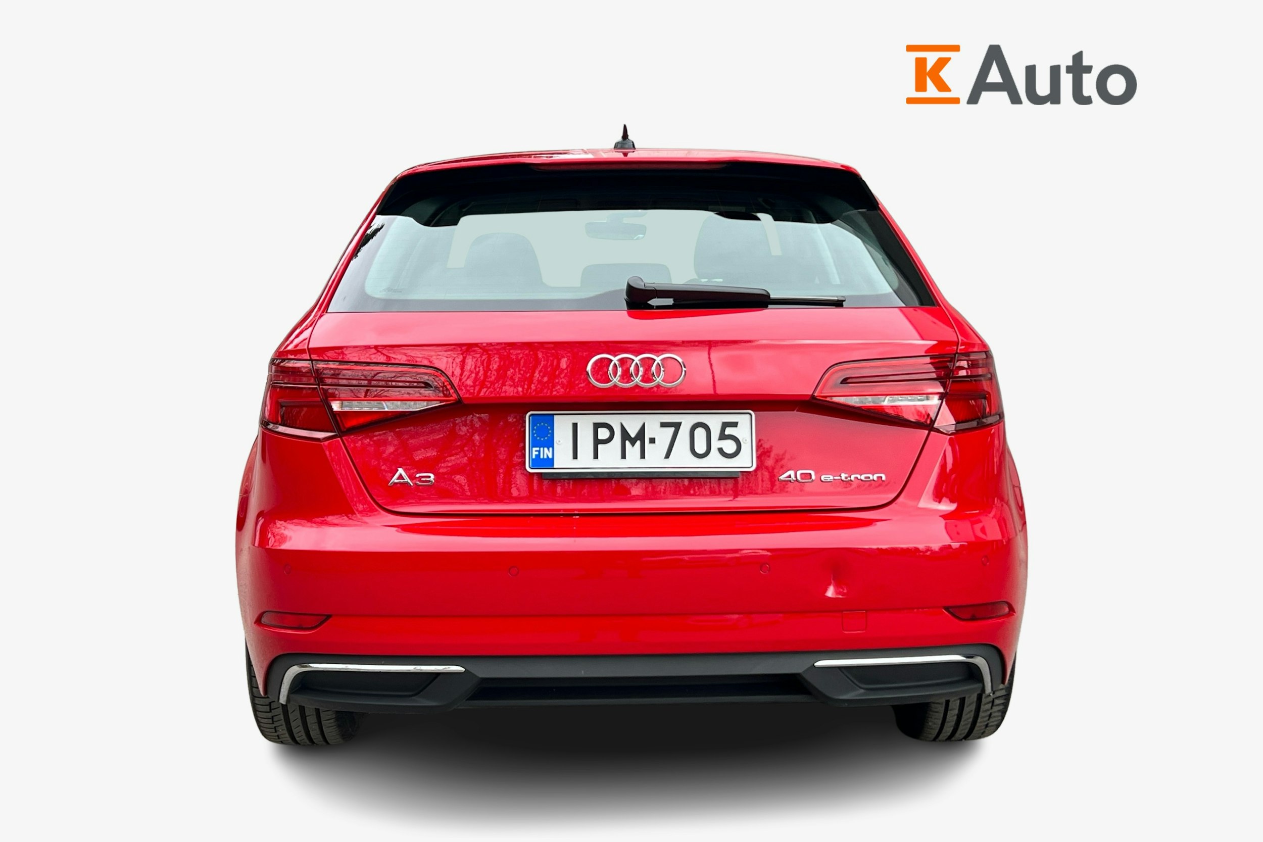 punainen Audi A3 2020 kuva 3.