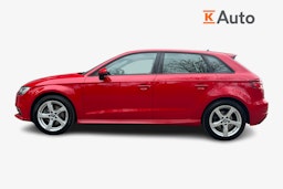 punainen Audi A3 2020 kuva 5.