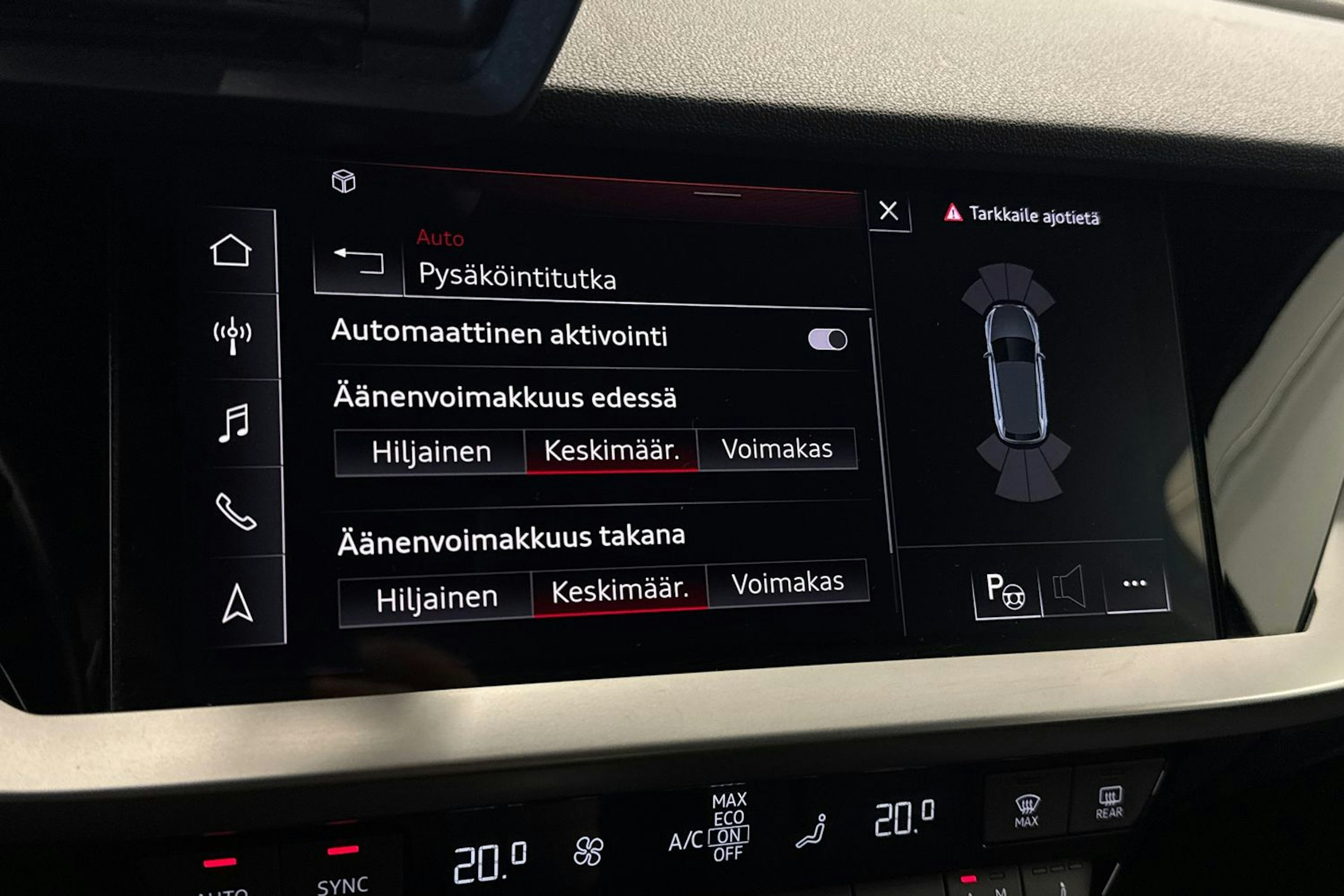 sininen Audi A3 2020 kuva 30.
