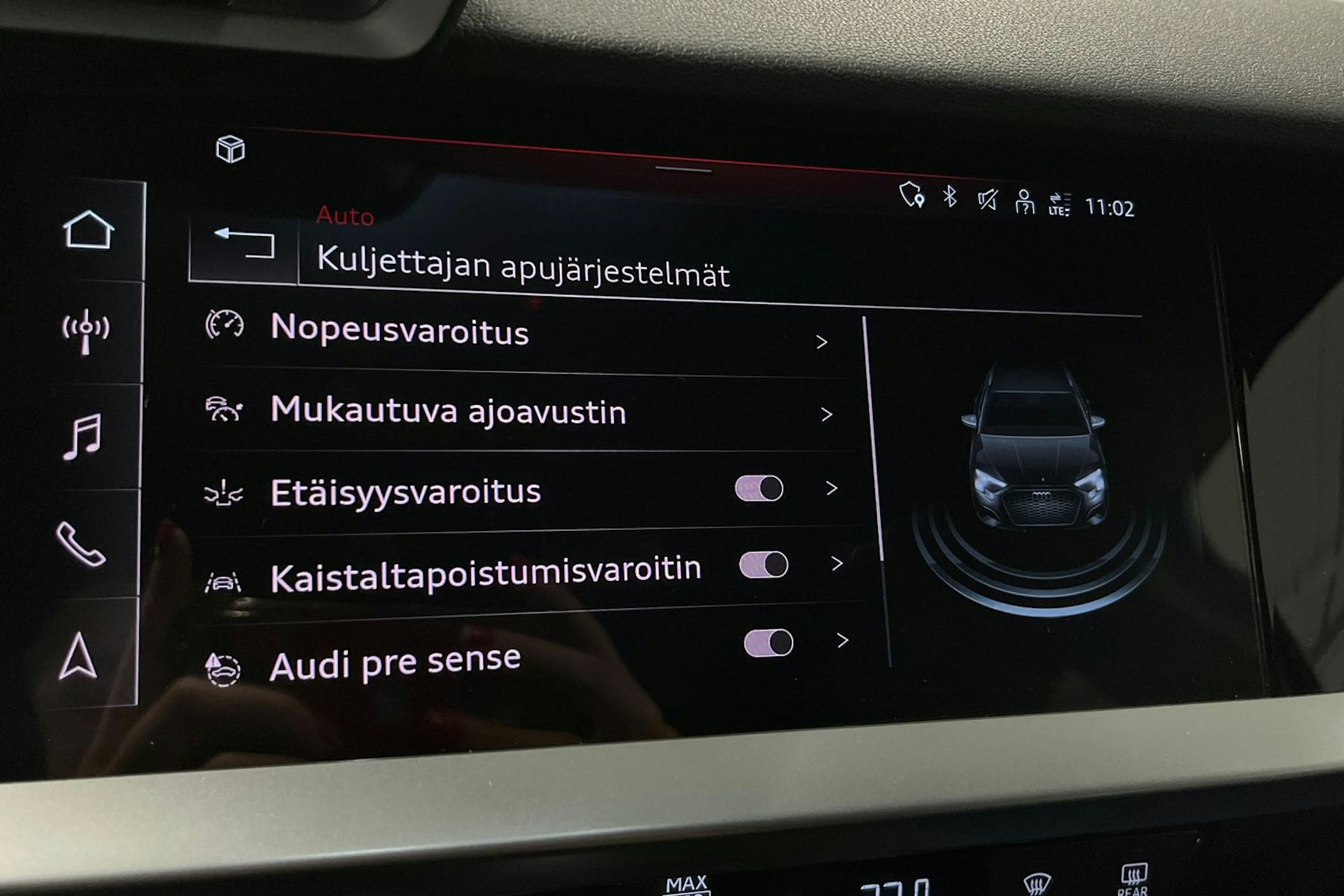 sininen Audi A3 2020 kuva 25.