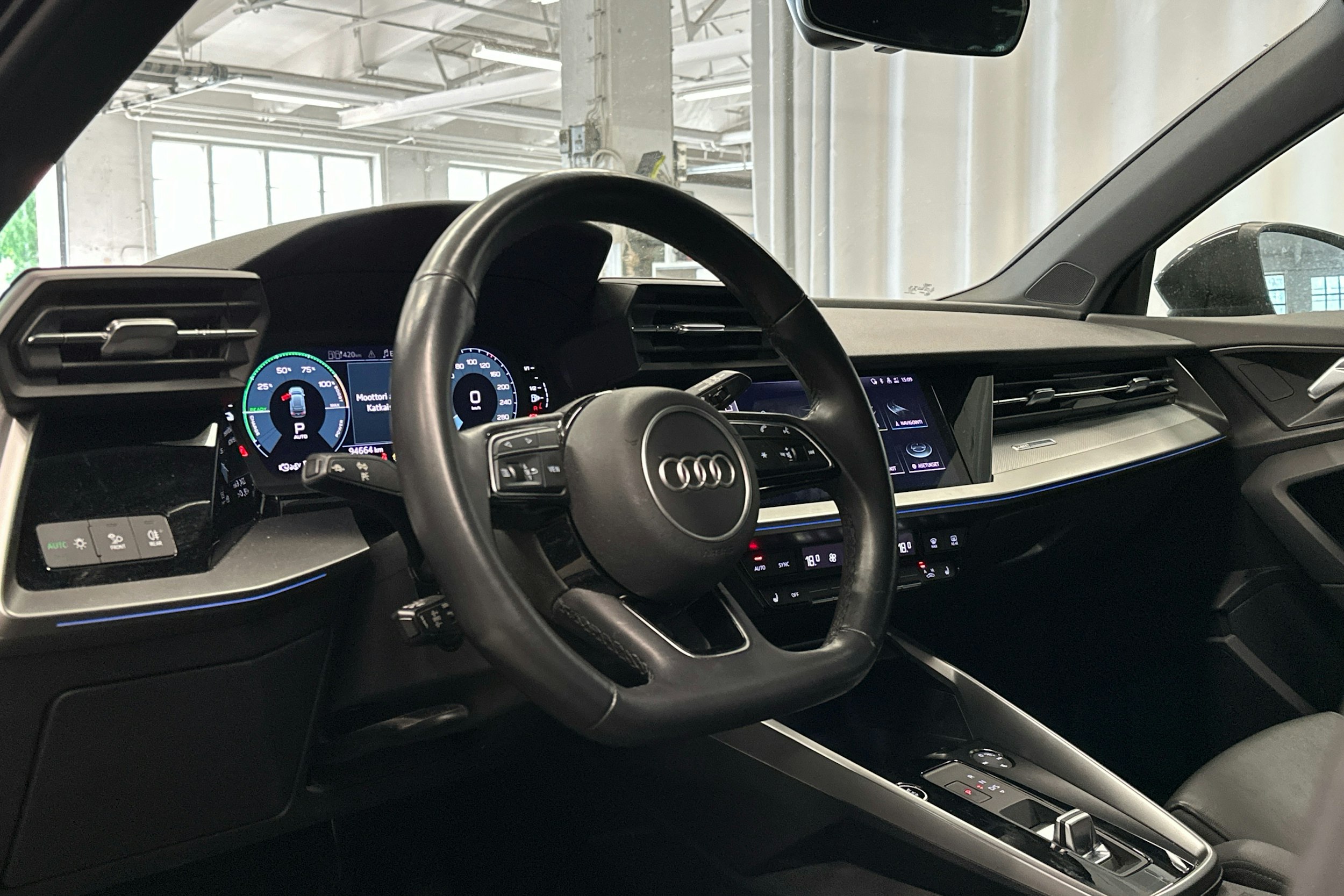 musta Audi A3 2021 kuva 3.