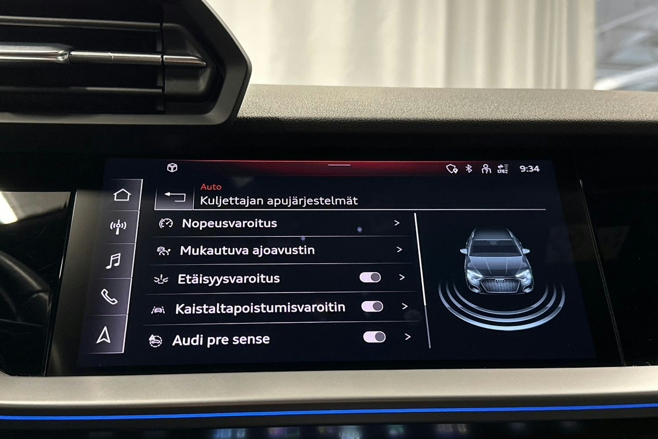 musta Audi A3 2021 kuva 24.