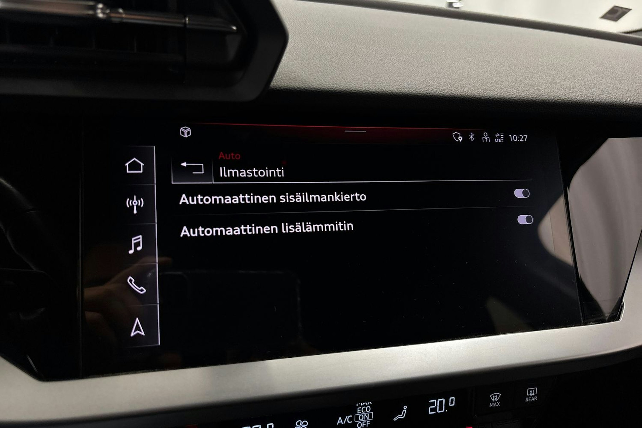 musta Audi A3 2021 kuva 23.