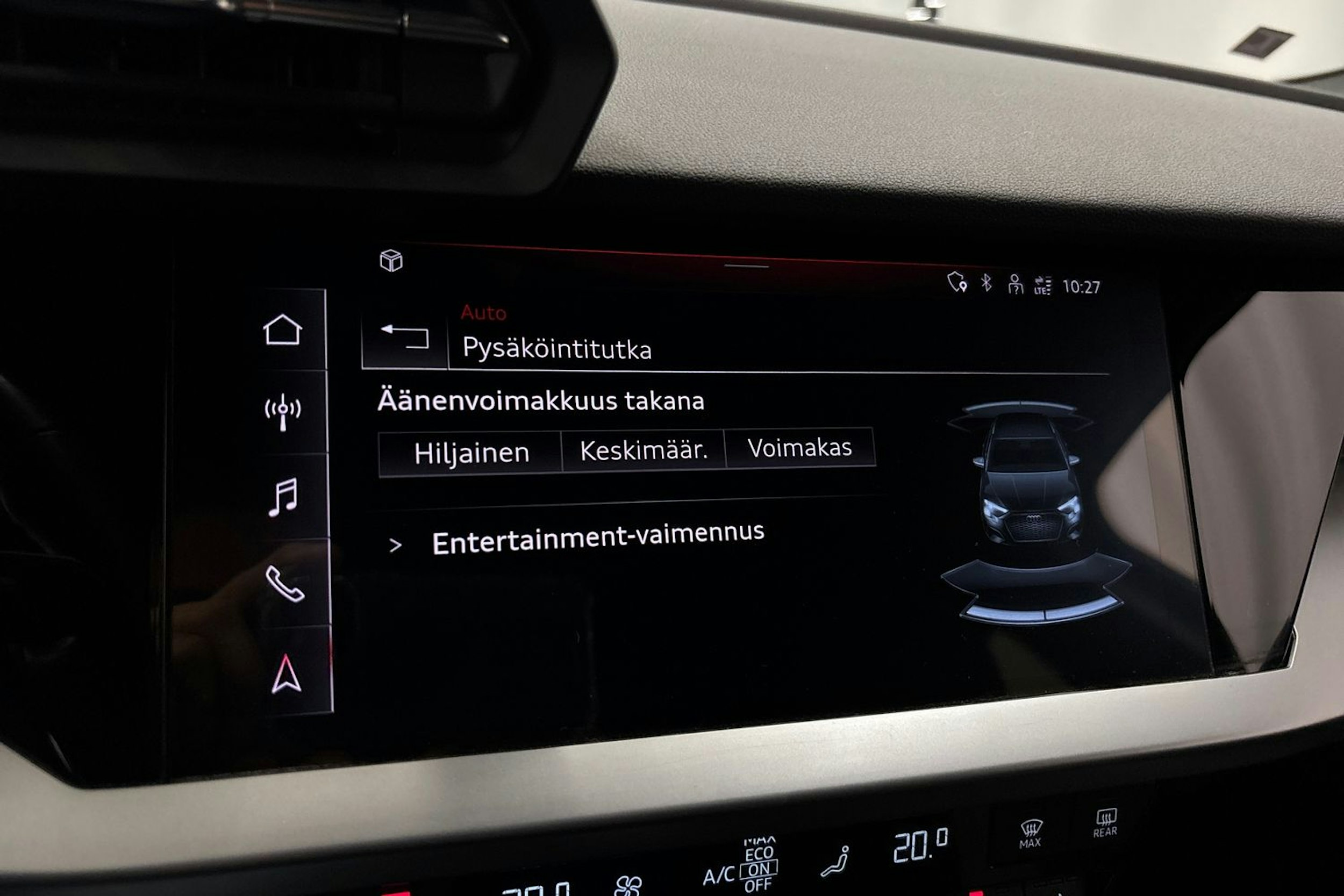 musta Audi A3 2021 kuva 24.