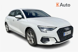 valkoinen Audi A3 2021 kuva 1.