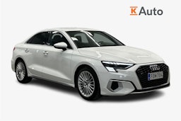 valkoinen Audi A3 2021 kuva 1.