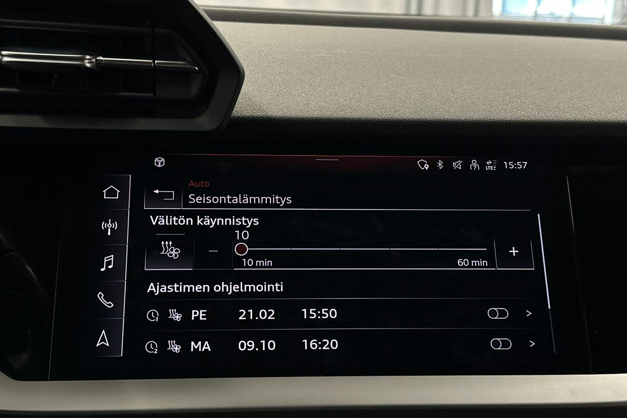 valkoinen Audi A3 2021 kuva 26.