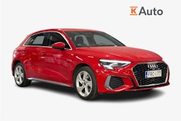 punainen Audi A3 2021 kuva 1.