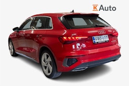 punainen Audi A3 2021 kuva 2.