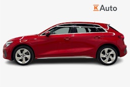 punainen Audi A3 2021 kuva 6.