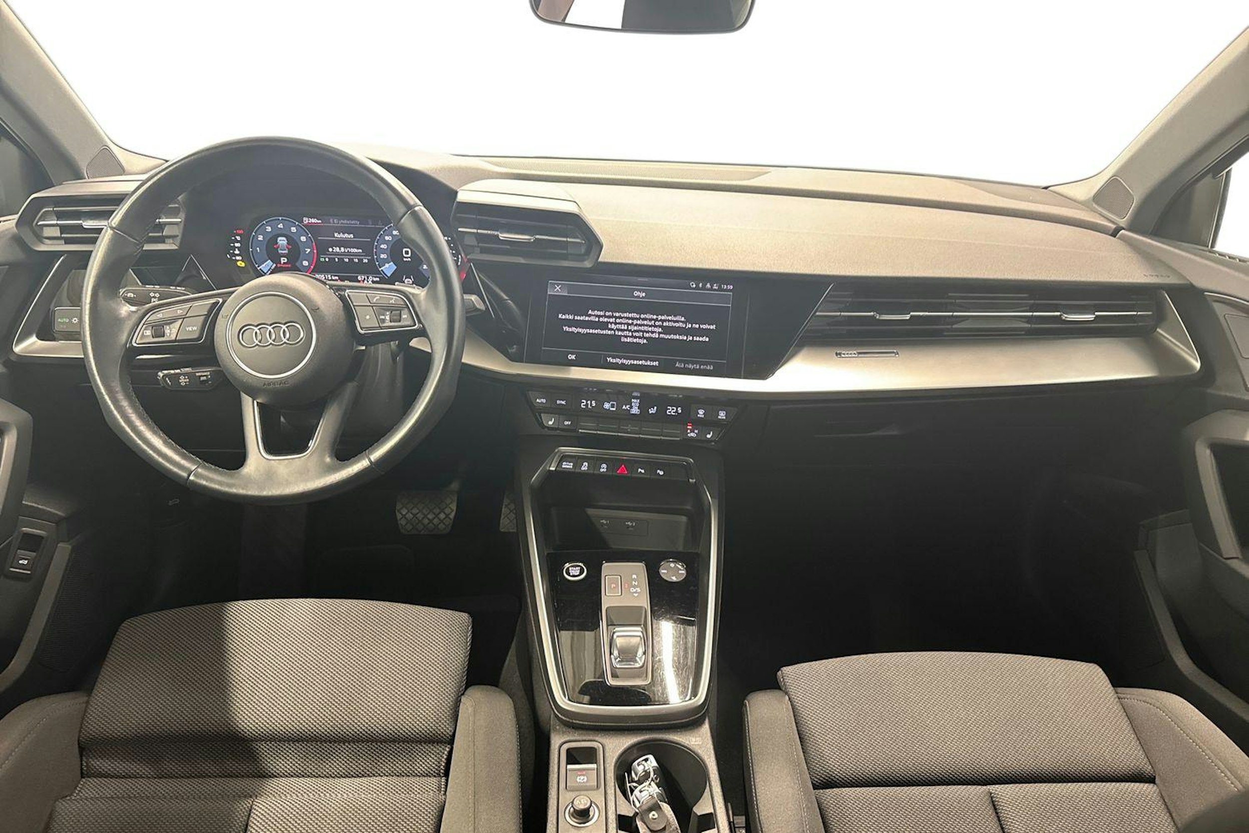 musta Audi A3 2021 kuva 9.