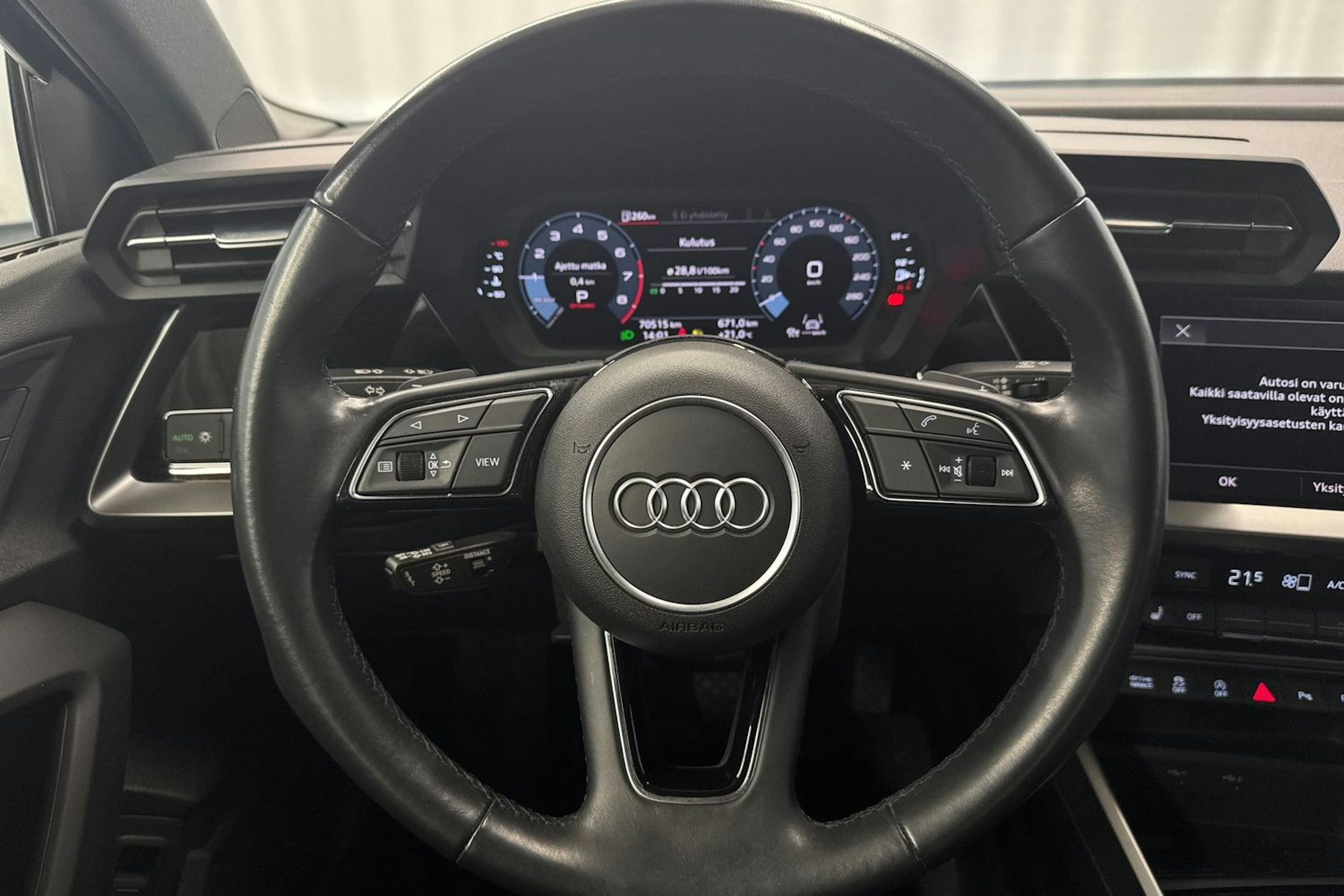 musta Audi A3 2021 kuva 14.
