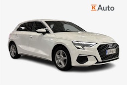 valkoinen Audi A3 2021 kuva 1.