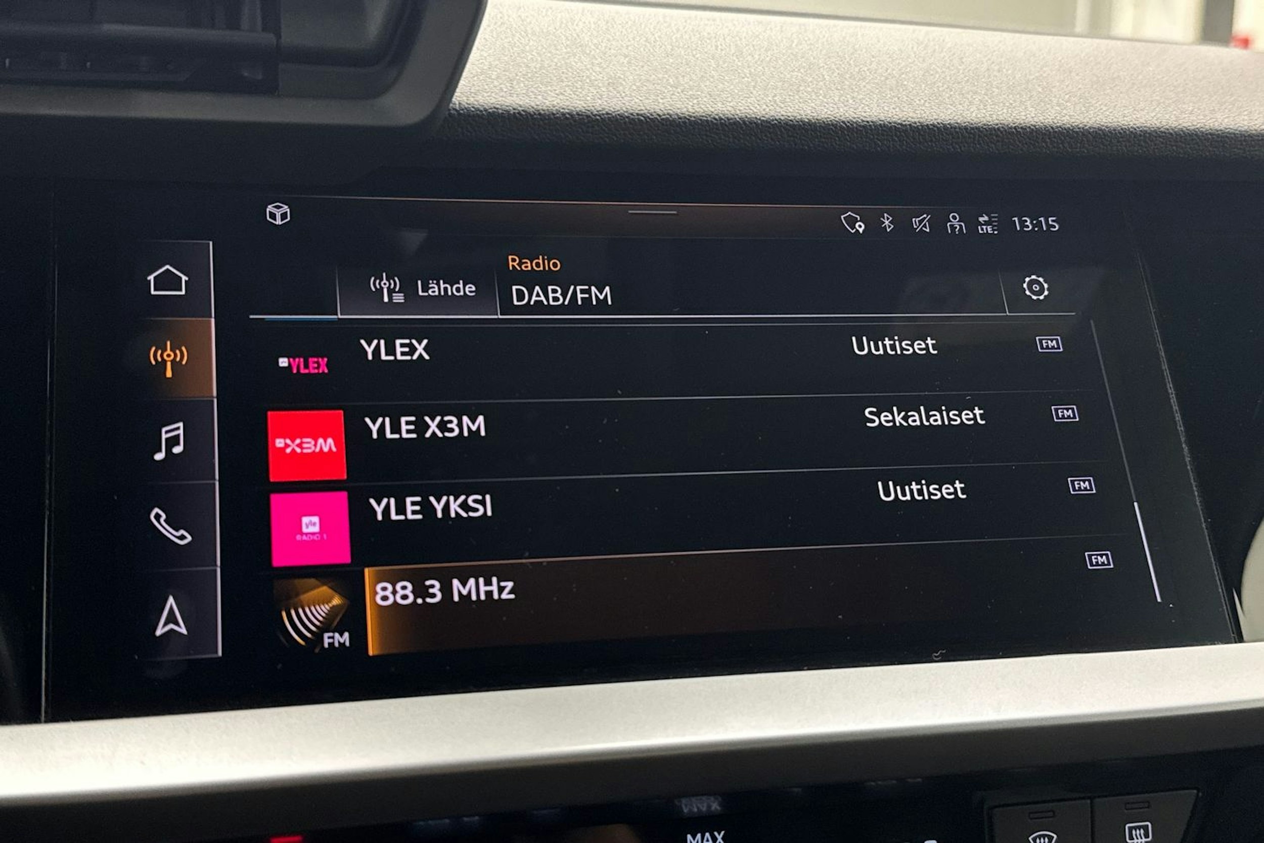 Musta Audi A3 2021 kuva 25.
