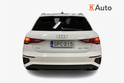 valkoinen Audi A3 2021 kuva 3.