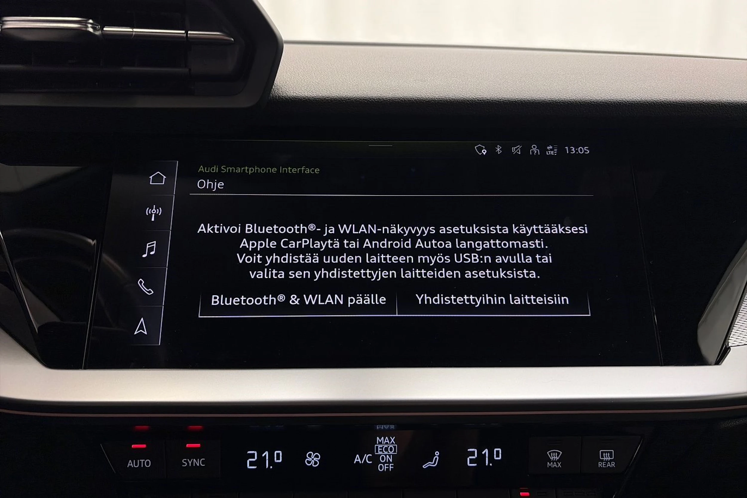 musta Audi A3 2021 kuva 23.