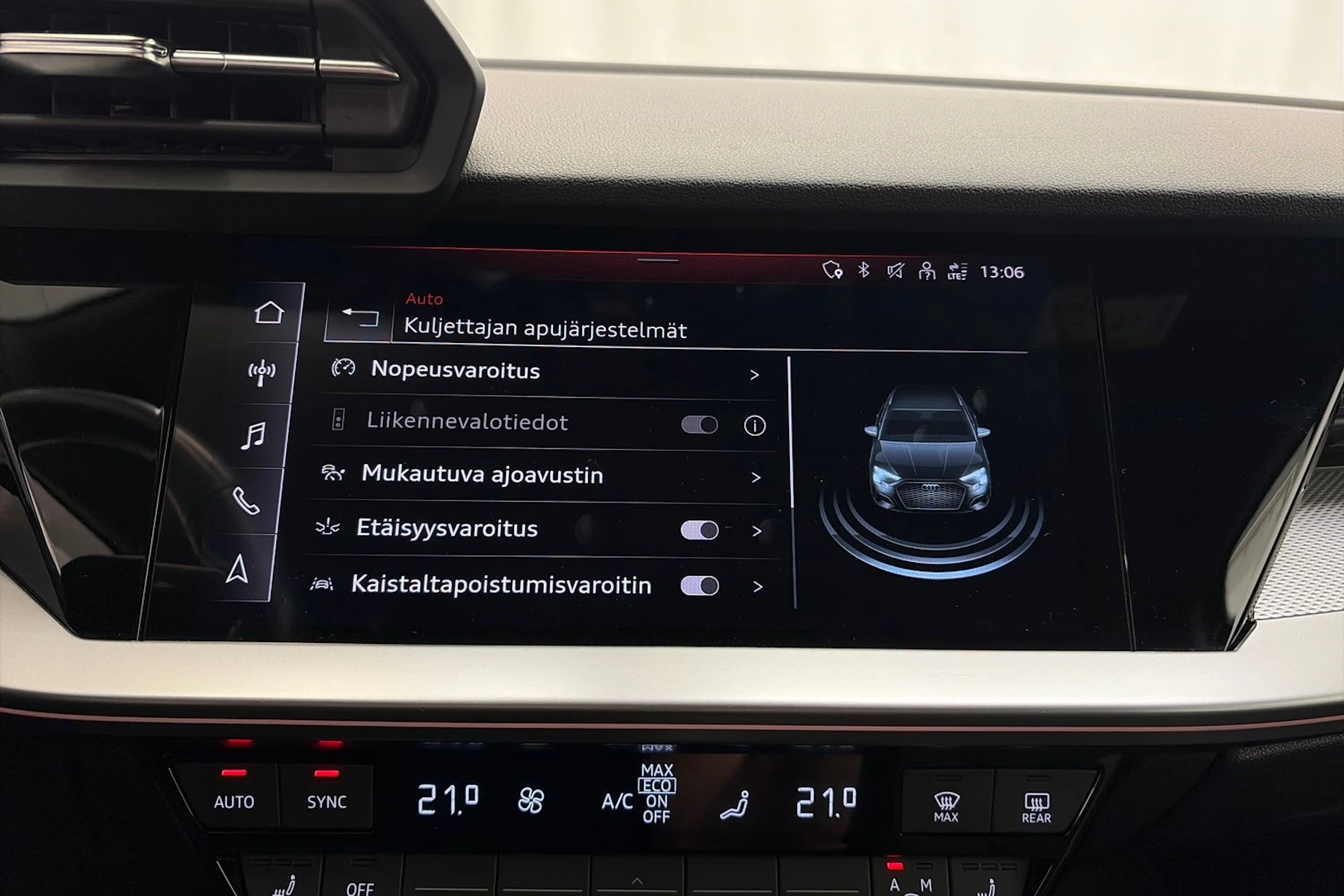 musta Audi A3 2021 kuva 25.