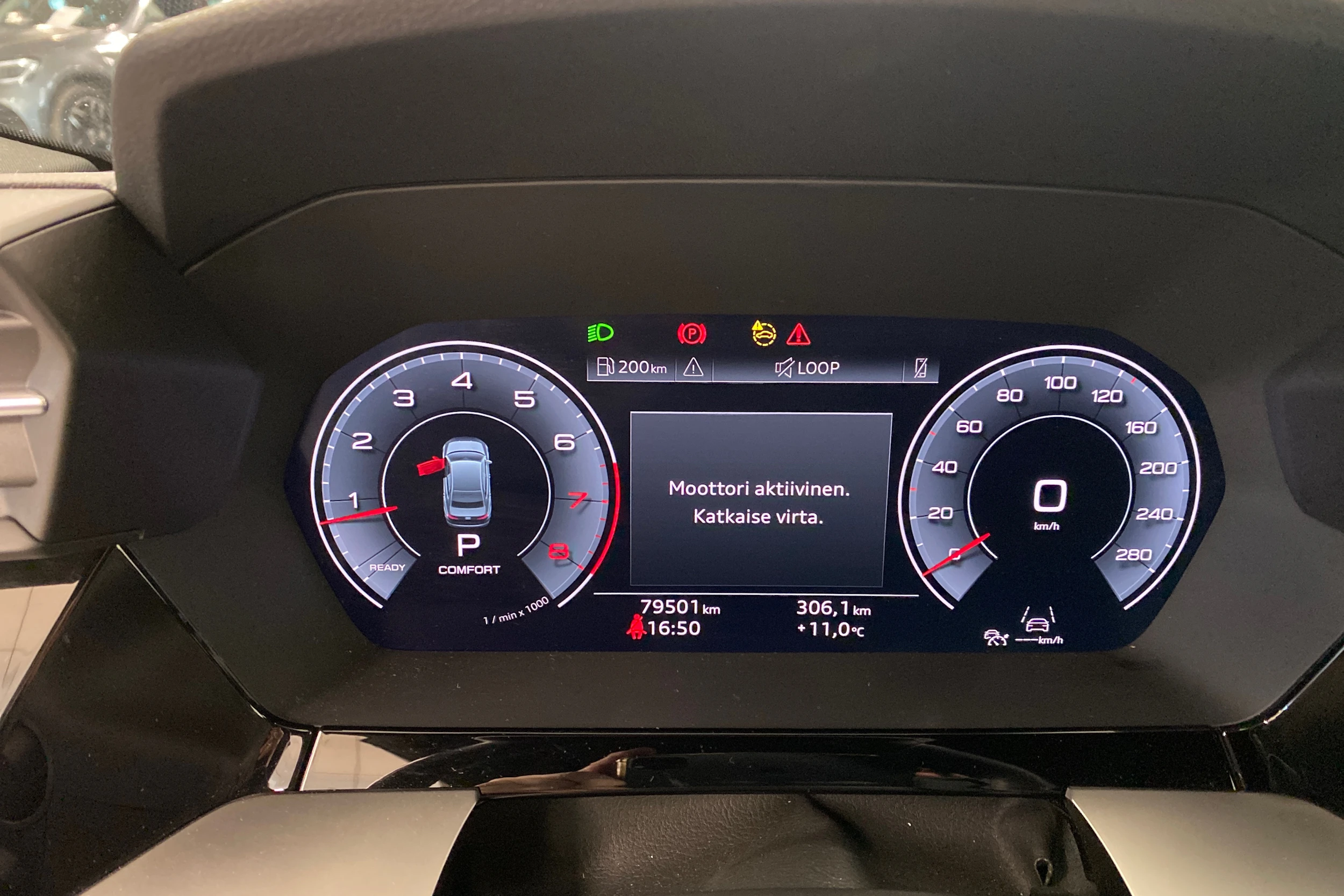 valkoinen Audi A3 2021 kuva 19.