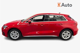 Punainen Audi A3 2021 kuva 6.