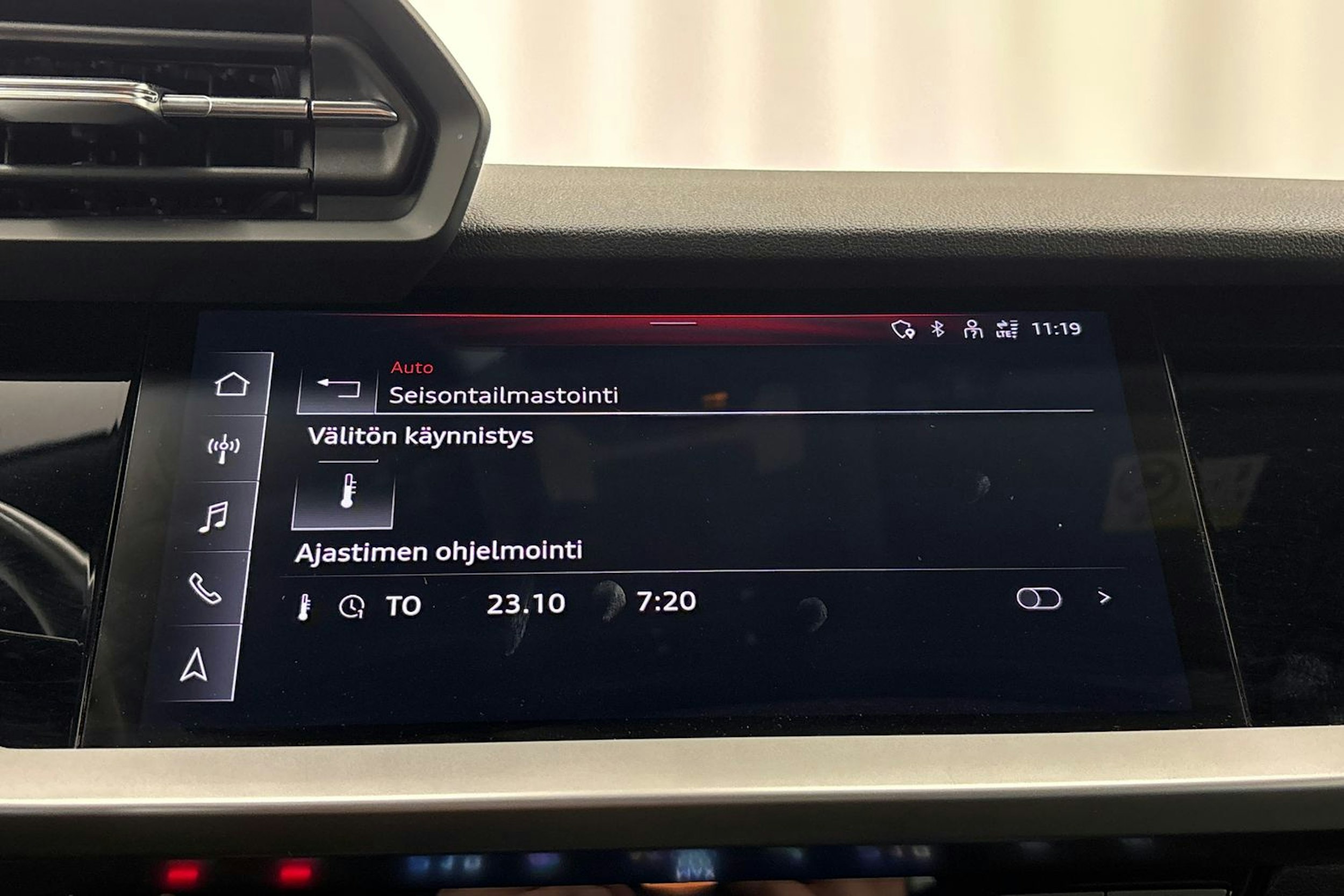 valkoinen Audi A3 2021 kuva 19.