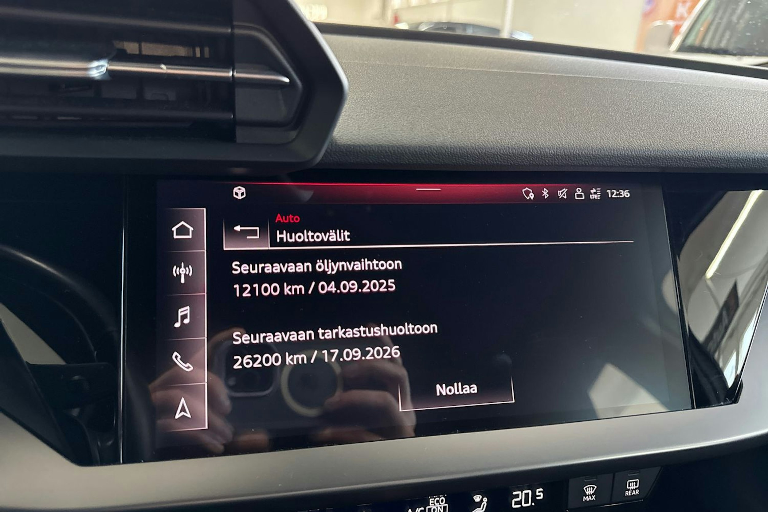 valkoinen Audi A3 2021 kuva 16.